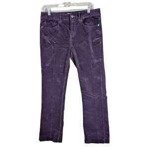 Mountain Khakis Purple Corduroy‎ Pants Jackson Hole Wyoming Stretch Women's 8R
